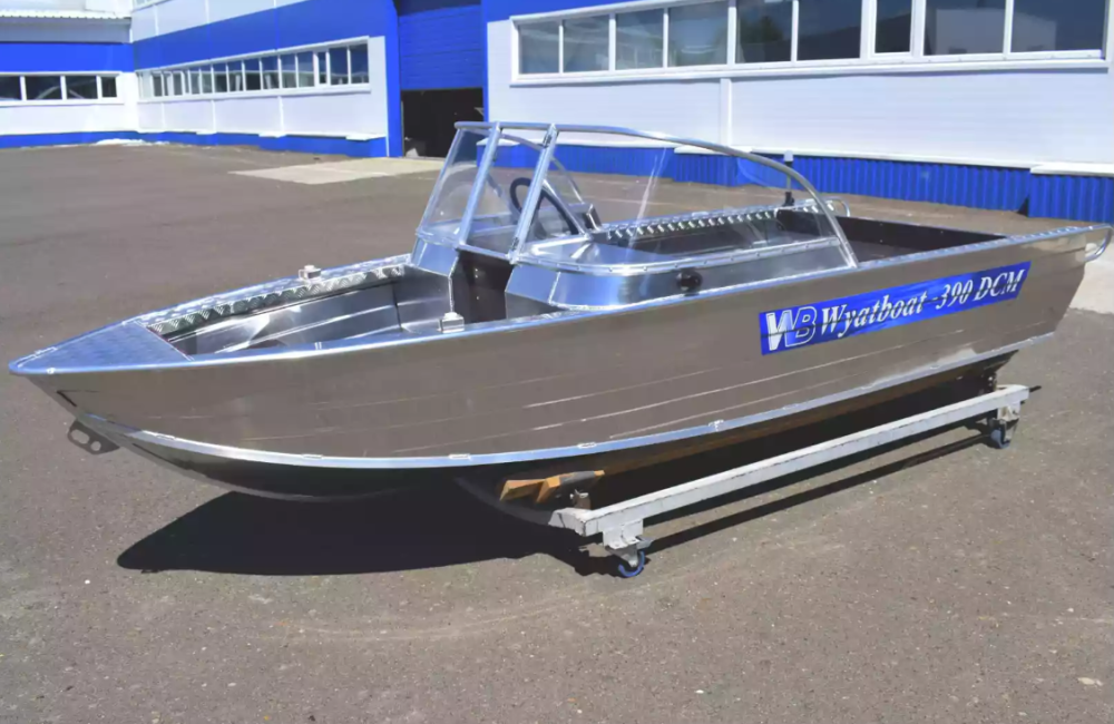 Алюминиевая лодка Wyatboat-390 DCM 