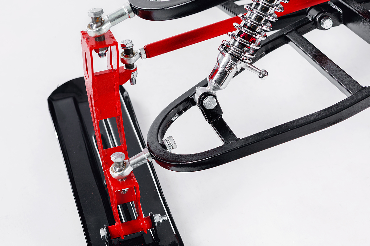 Лыжный модуль IKUDZO с подогревом ручек металлические лыжи 