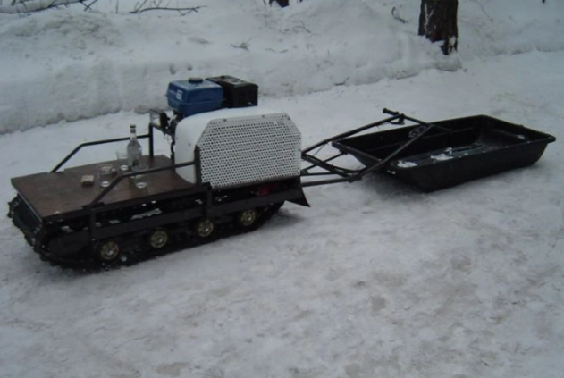 Мотобуксировщик FUNTEK (Фантек) с дизельным двигателем 10 л.с. 500 