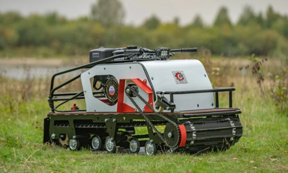 Мотобуксировщик БТС  «LONG» 500/15  э/зап LIFAN (18 Ватт) 