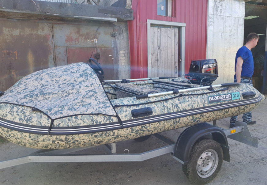 НАДУВНАЯ ЛОДКА GLADIATOR C370AL 