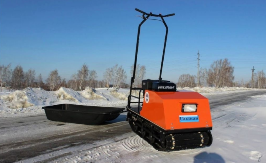 Мотобуксировщик Полкан мини 500К 15 л.с. 