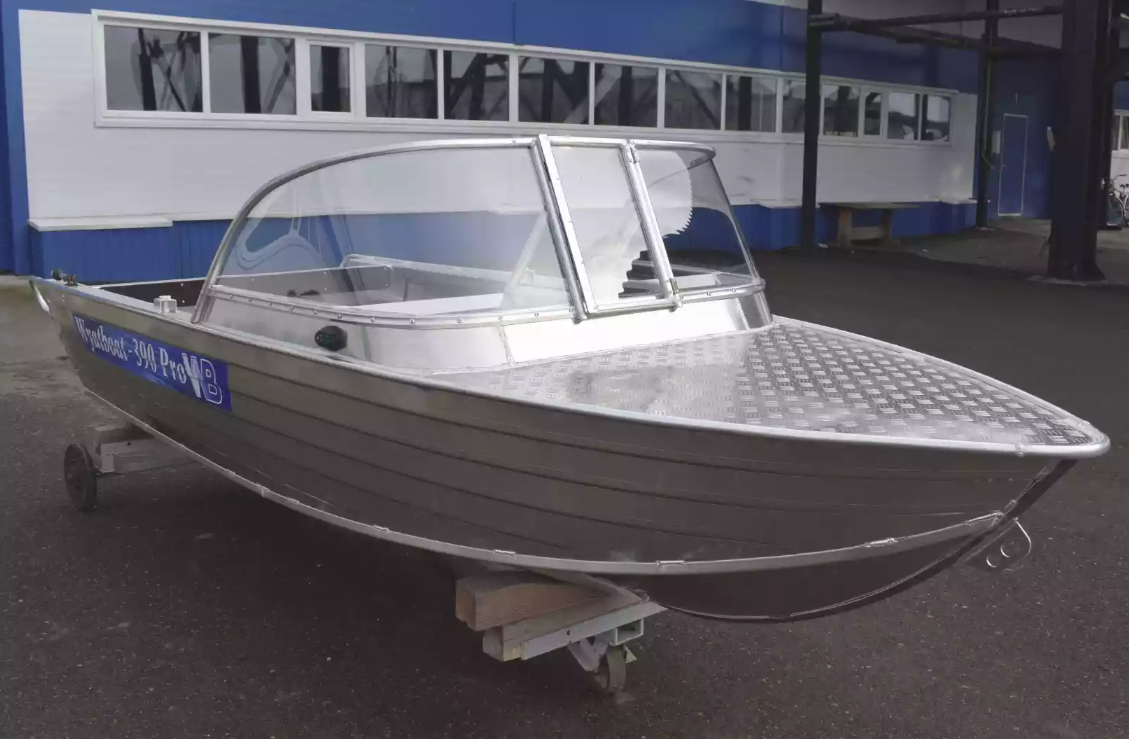 Алюминиевая лодка Wyatboat-390 Pro 