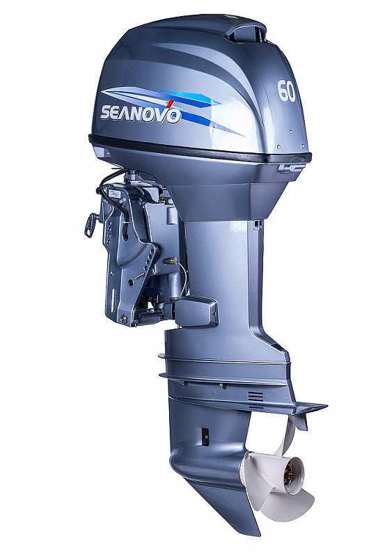 Лодочный мотор SEANOVO SN60FFEL-T(электроподъем) 