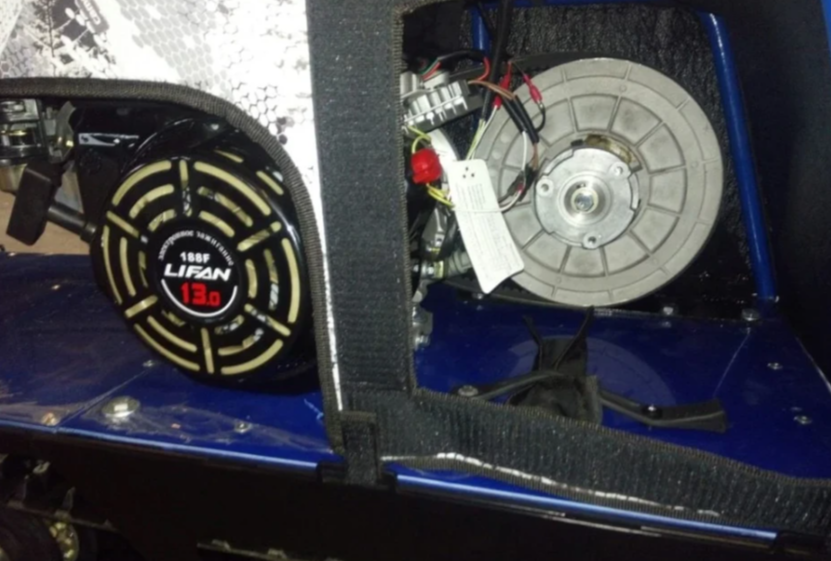 Мотобуксировщик ЮКОН 380 6.5 л.с. 