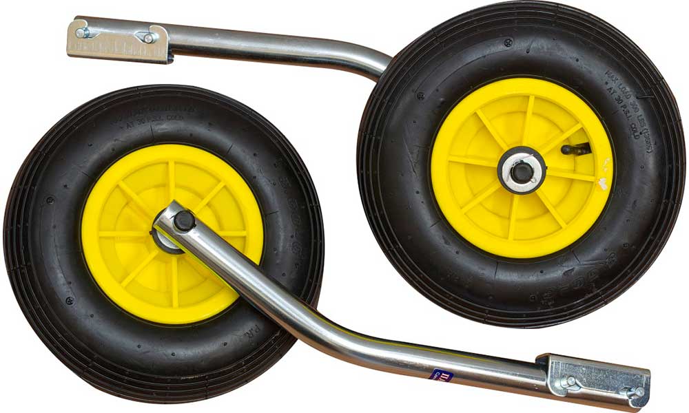 Транцевые колеса 330 мм модульные удлиненные 