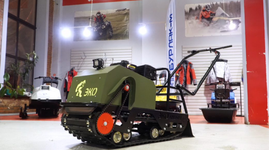 Мотобуксировщик ЭКО-Мини 15 лс (рама цельнометаллическая гнутая) 
