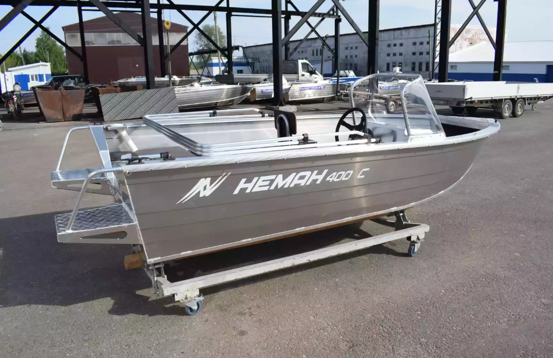 Алюминиевая лодка Неман-400 С 