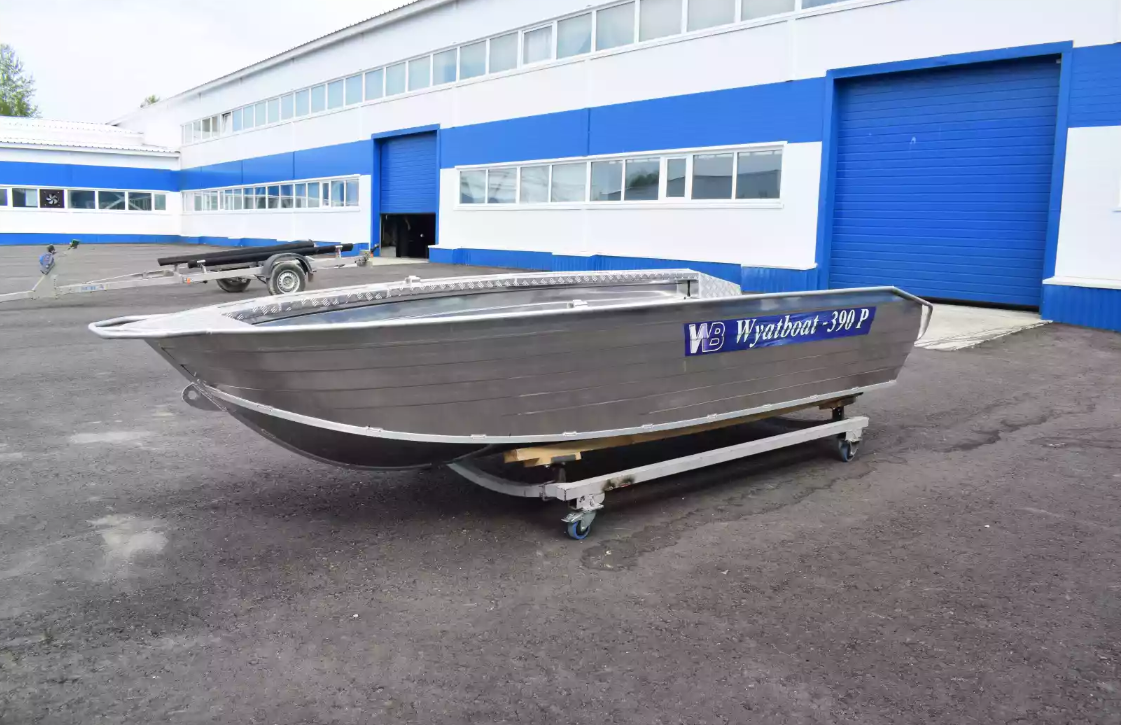 Алюминиевая лодка Wyatboat-390Р Увеличенный борт 