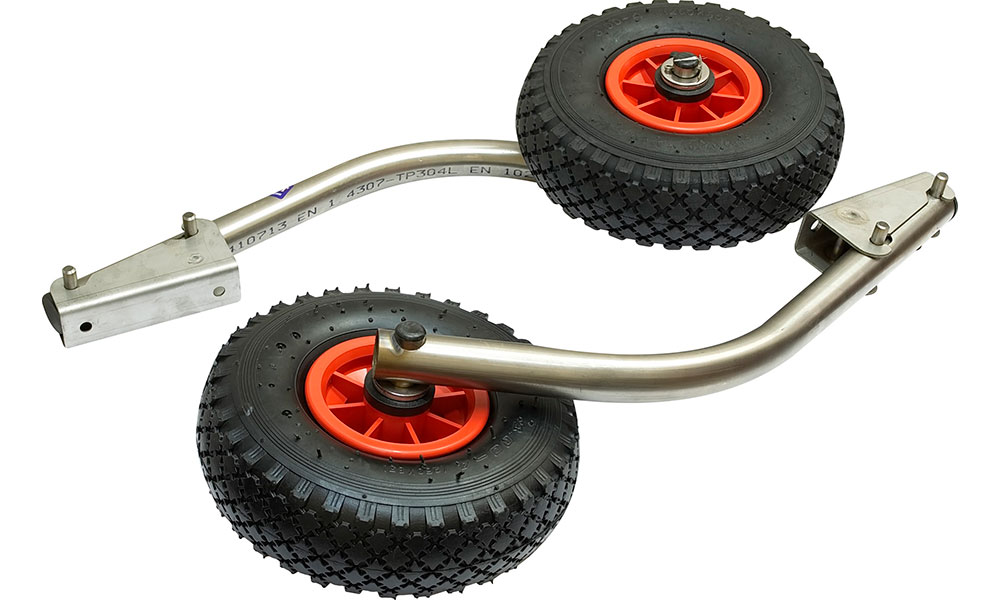 Транцевые колеса модульные для нднд из нержавеющей стали 