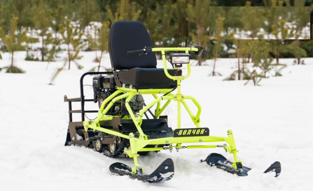 Мотобуксировщик Волчок 6.5 лс, редуктор 