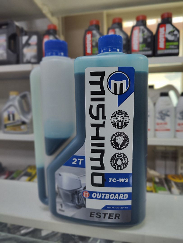 Масло MISHIMO 2T OUTBOARD (ESTER) полусинтетика 1 л 