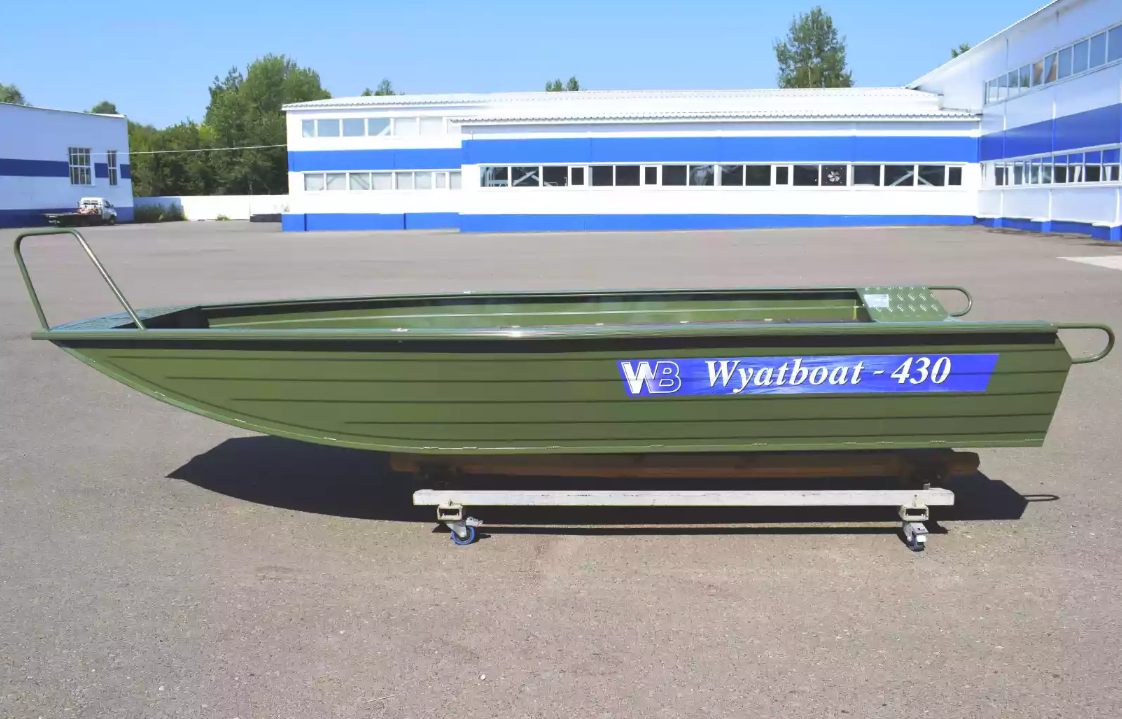Алюминиевая лодка  Wyatboat-430 Master Fish 