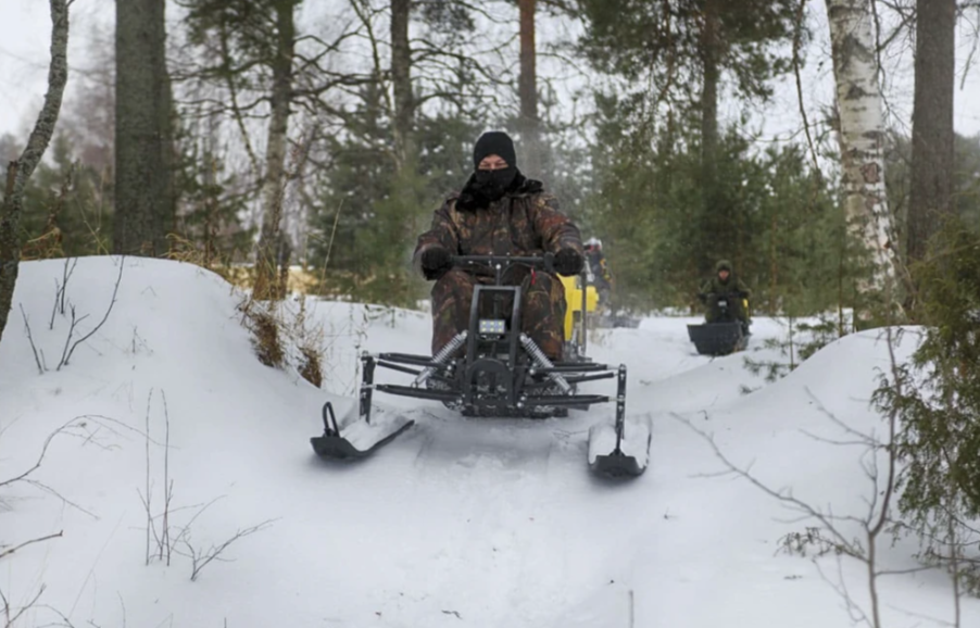 Мотобуксировщик РЫБАК PKD. PSD 15 л.с. (длинная база 1430мм) 