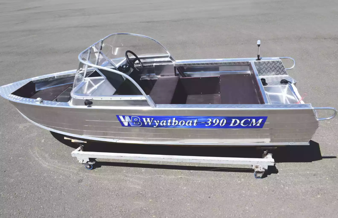Алюминиевая лодка Wyatboat-390 DCM 