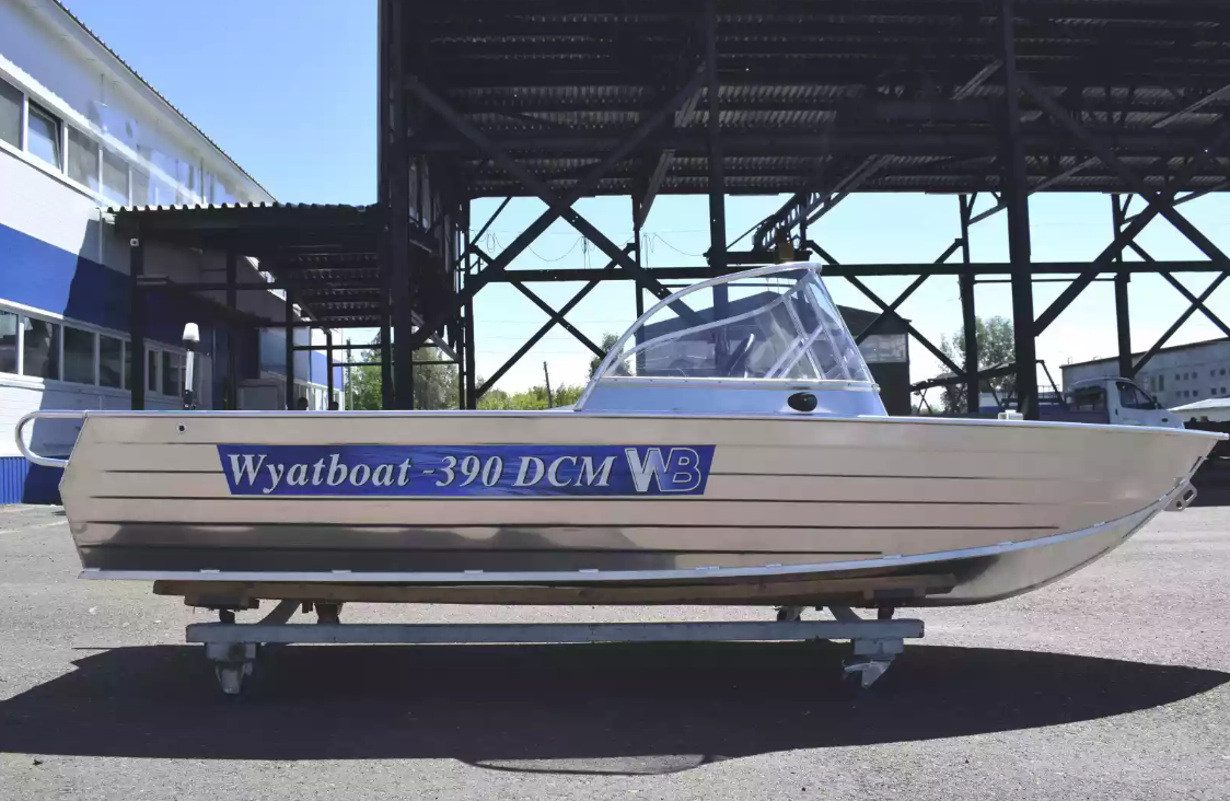 Алюминиевая лодка Wyatboat-390 DCM 