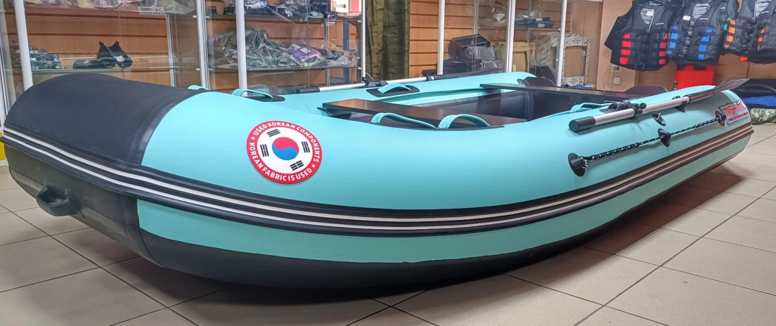 КОМПЛЕКТ ЛОДКА MISHIMO LITE 390 + МОТОР 9,9 (15) Л.С. 