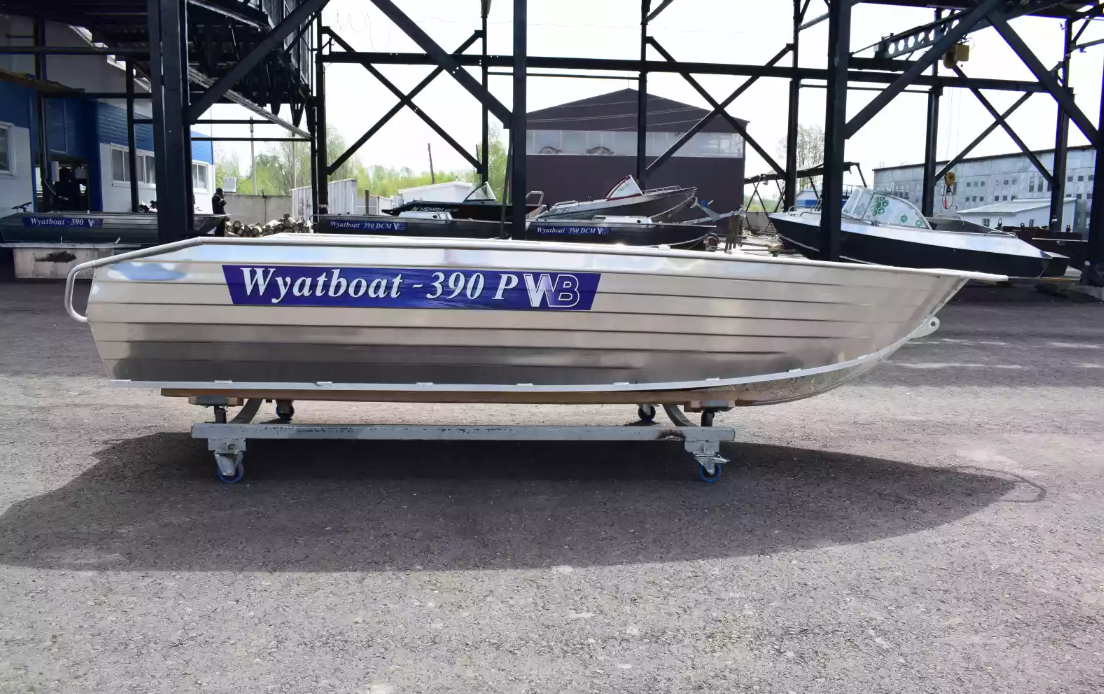 Алюминиевая лодка Wyatboat-390Р Увеличенный борт 