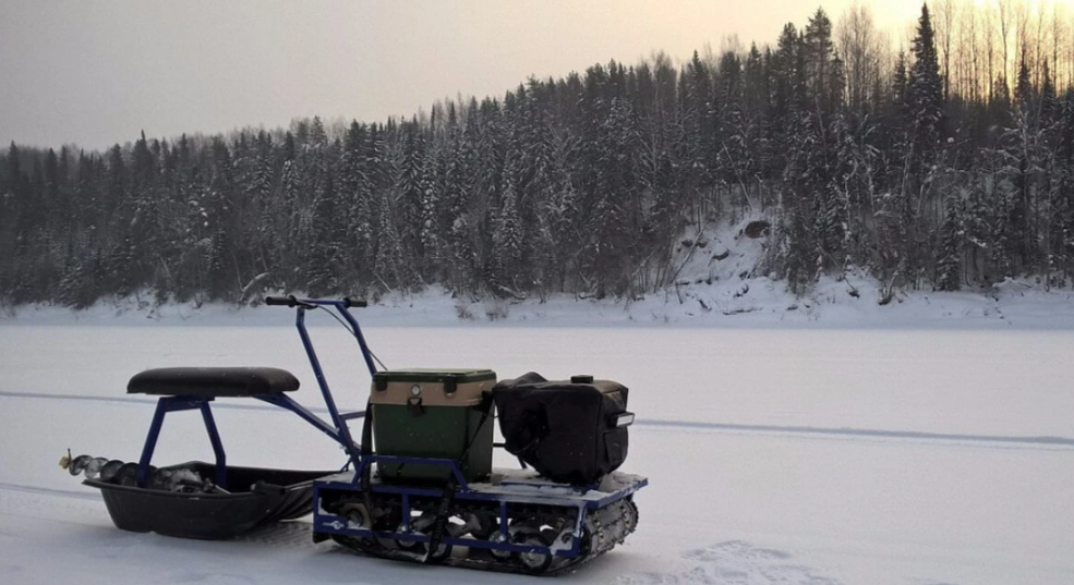 Мотобуксировщик Альбатрос-L 9 с фарой 