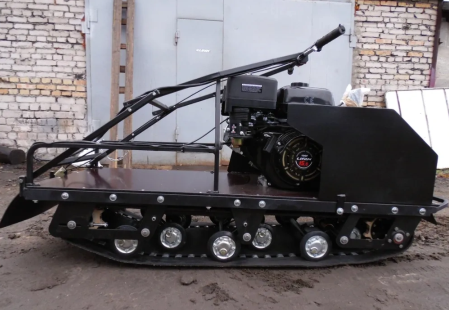 Мотобуксировщик AhtaR Зима 9 л/с с вариатором 