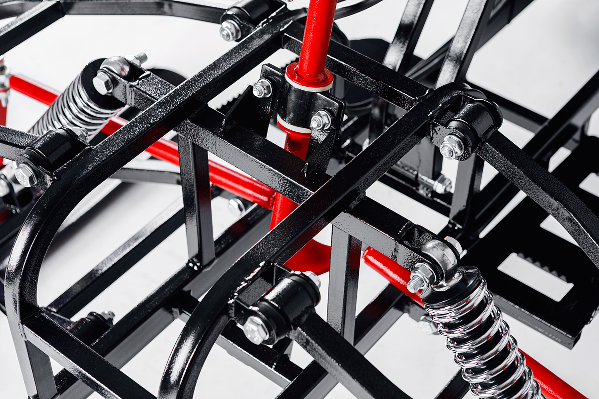 Лыжный модуль IKUDZO с подогревом ручек металлические лыжи 