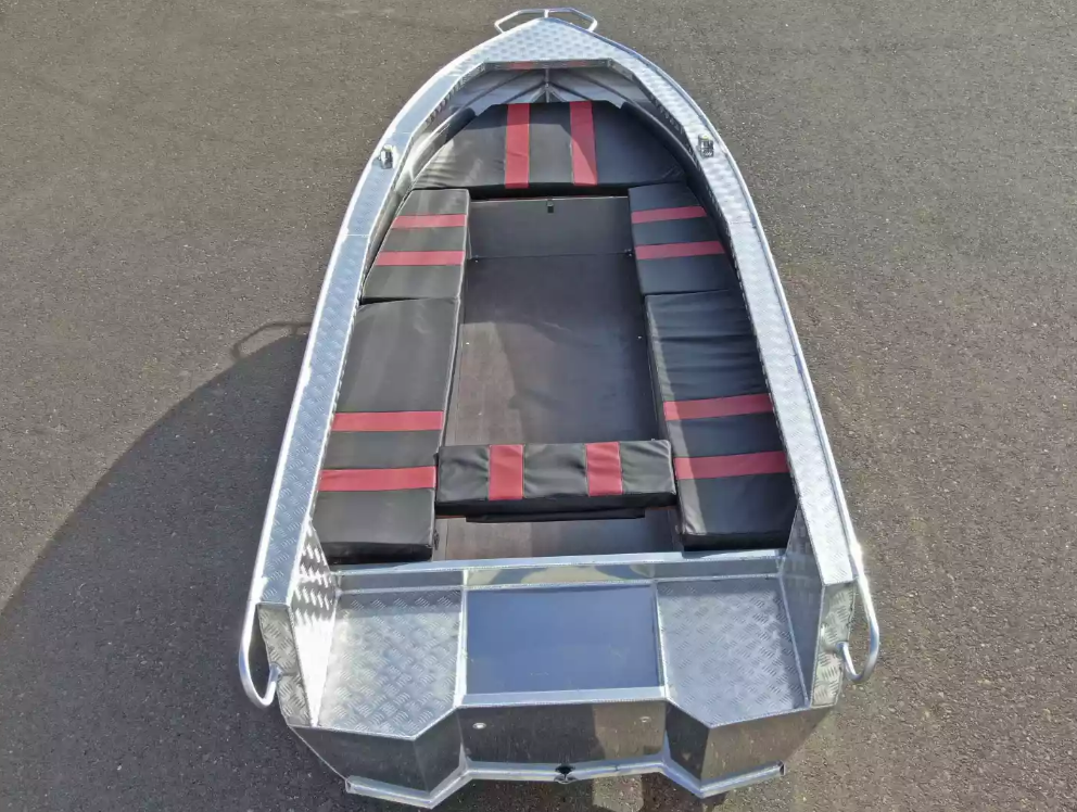 Алюминиевая лодка Wyatboat-390РМ увеличенный борт 
