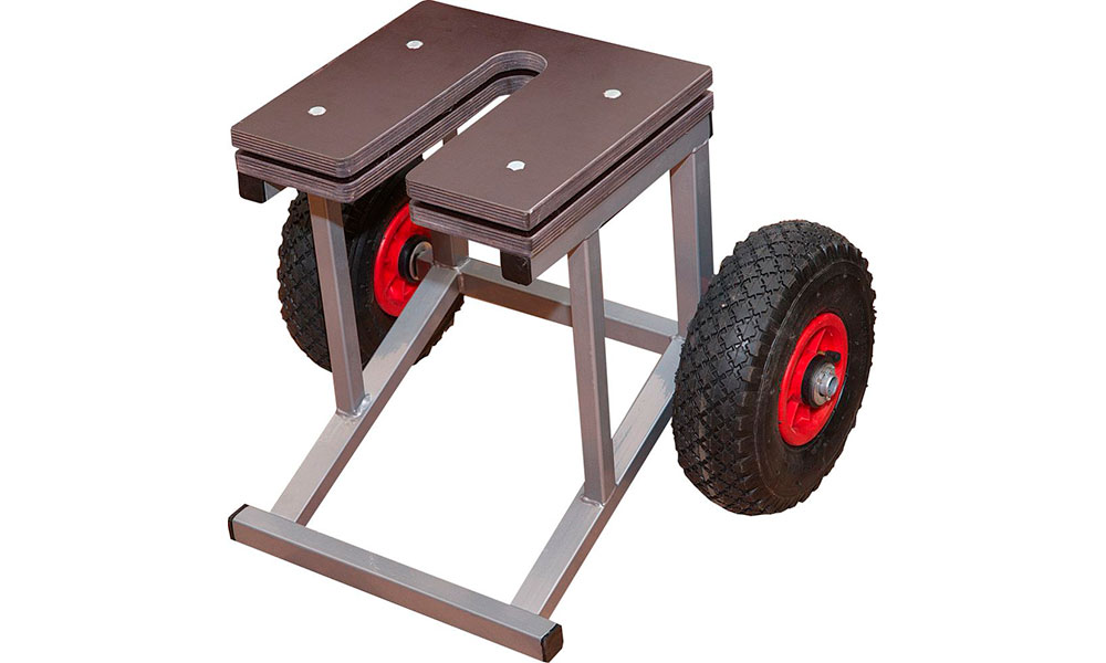 Тележка под лодочный мотор низкая до 60 кг 