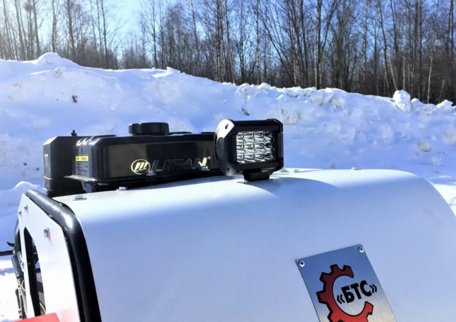 Мотобуксировщик БТС «STANDART PRO»  500/15 э/зап. LIFAN PRO(216 Ватт) 