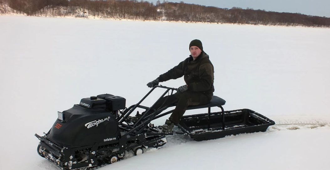 Мотобуксировщик Тофалар 500 с модулем Тягач 