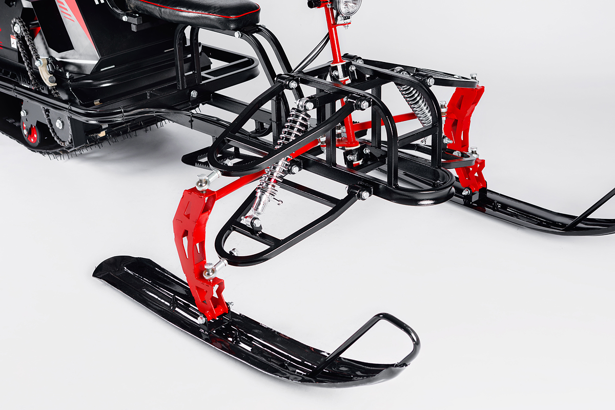 Лыжный модуль IKUDZO с подогревом ручек металлические лыжи 