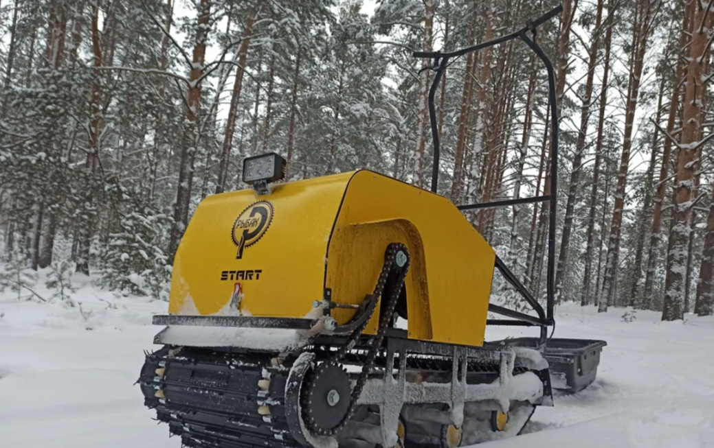 Мотобуксировщик РЫБАК СТАРТ Lifan 15 л.с. (металлический капот) 