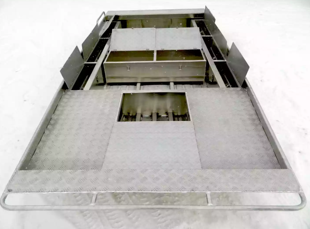 Алюминиевая лодка Wyatboat-390 Jonboat 