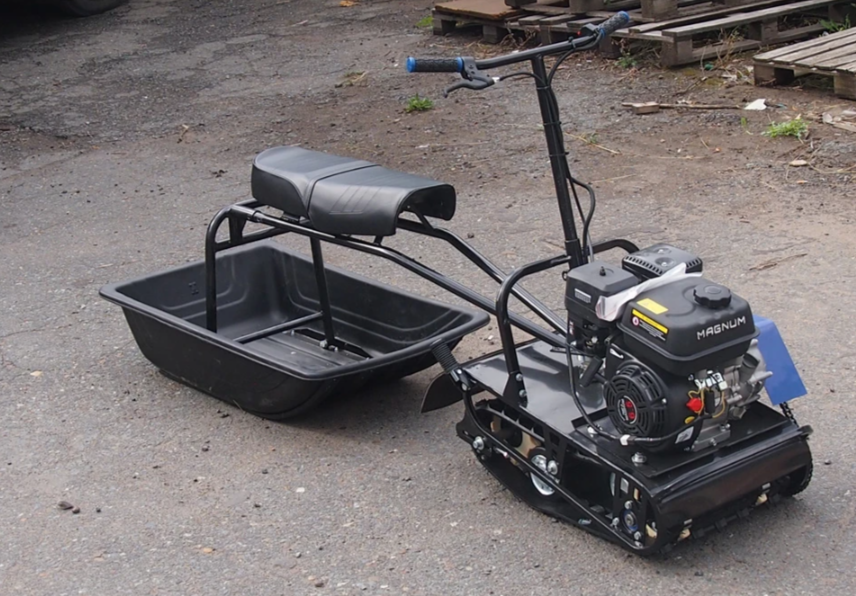 Мотобуксировщик компактный БЕЛКА ПЛЮС - 8LE Л.С., С ФАРОЙ И ЭЛЕКТРОСТАРТЕРОМ 