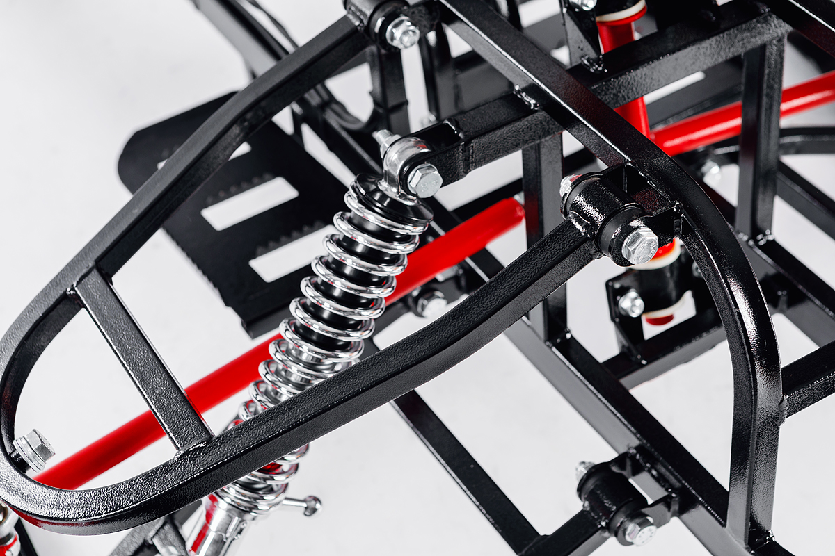 Лыжный модуль IKUDZO с подогревом ручек металлические лыжи 