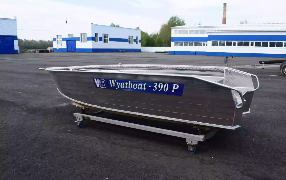Алюминиевая лодка Wyatboat-390Р Увеличенный борт 