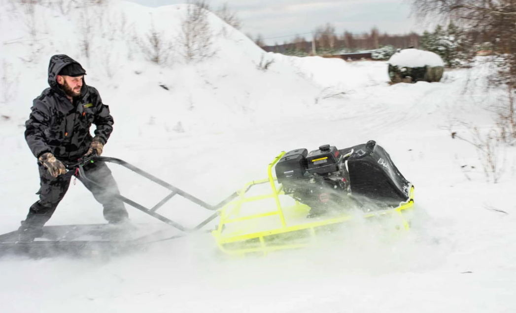 Мотобуксировщик Бурлак ХОЗЯИН-1 (капот металл) 