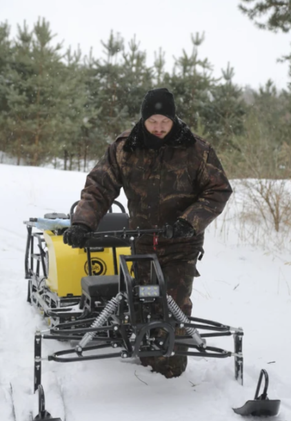 Мотобуксировщик РЫБАК PKD. PSD 15 л.с. (длинная база 1430мм) 