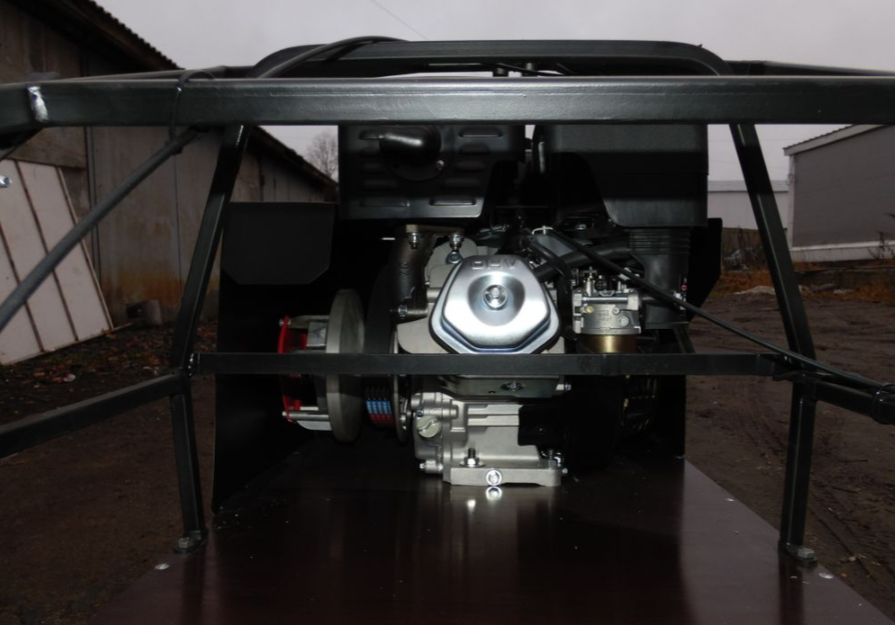 Мотобуксировщик AhtaR Зима 15 л/с с вариатором 