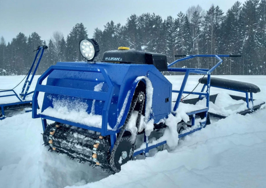 Мотобуксировщик Альбатрос-XLV 9 тележки, 1450 мм 