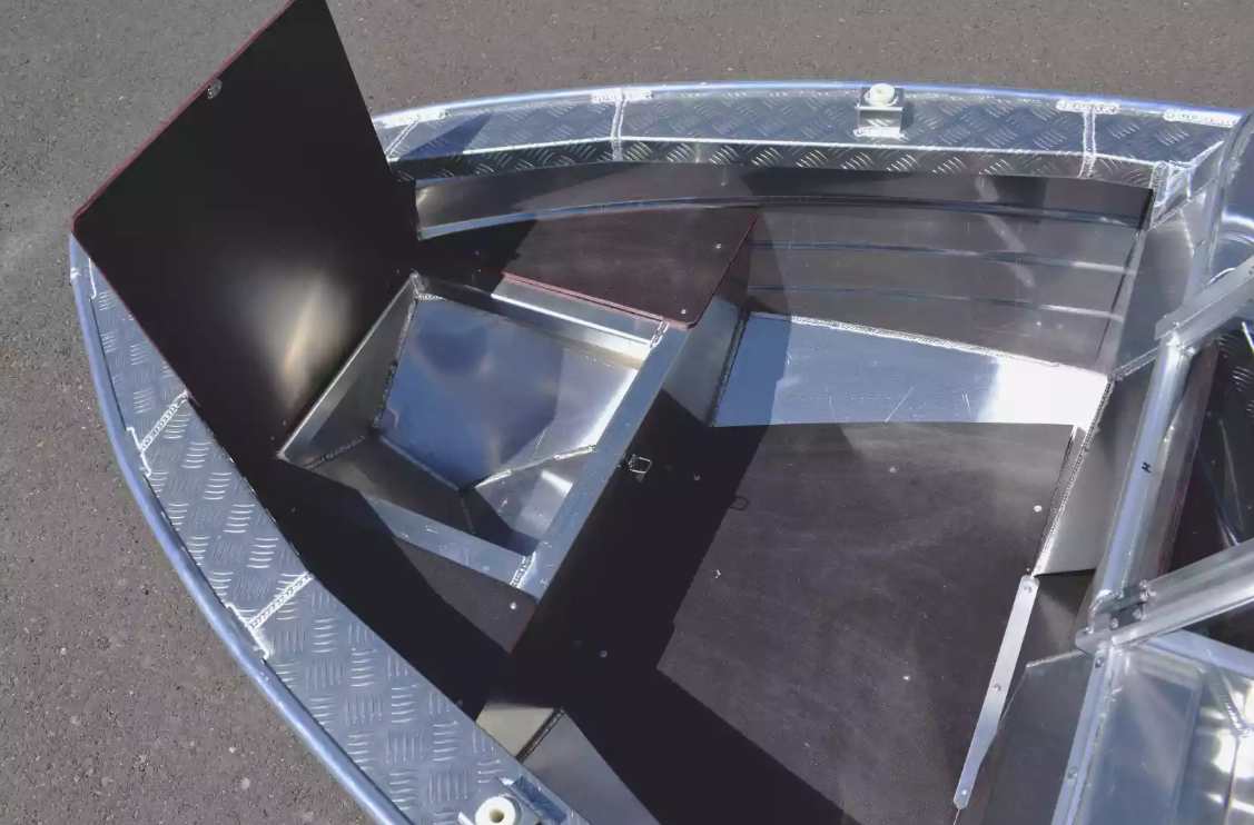 Алюминиевая лодка Wyatboat-390 DCM 