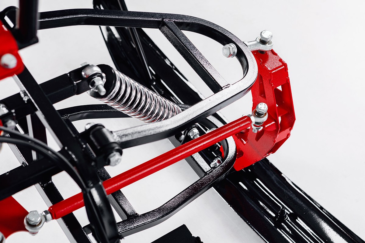 Лыжный модуль IKUDZO с подогревом ручек металлические лыжи 