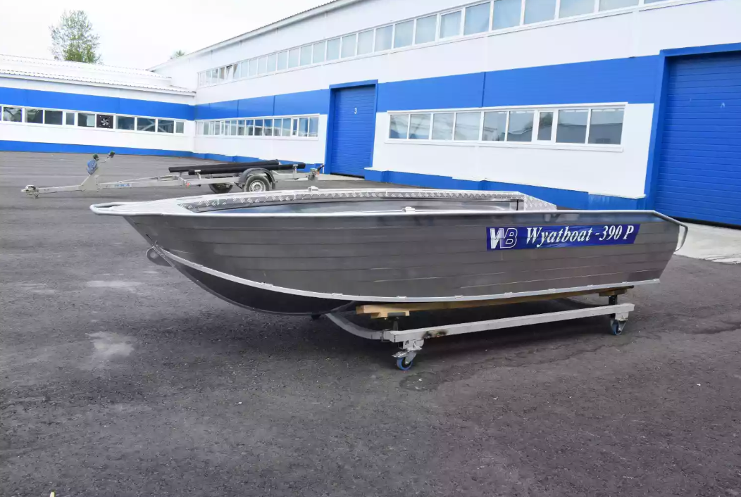 Алюминиевая лодка Wyatboat-390Р Увеличенный борт 