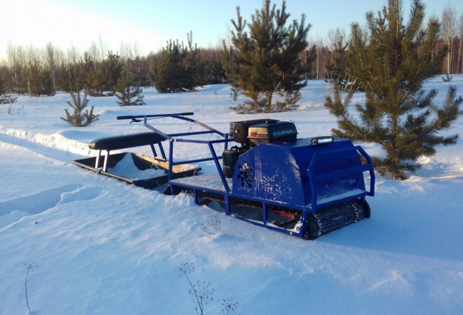 Мотобуксировщик Альбатрос-XLV 9 тележки, 1450 мм 