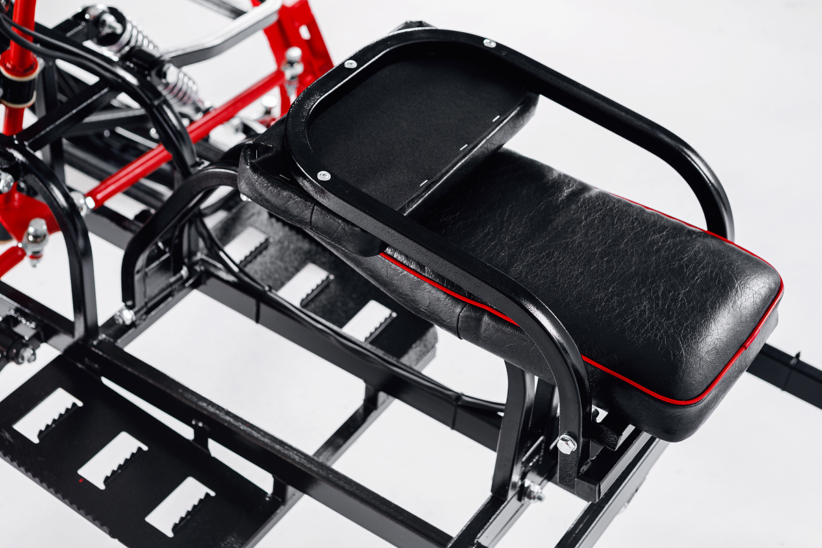 Лыжный модуль IKUDZO с подогревом ручек металлические лыжи 