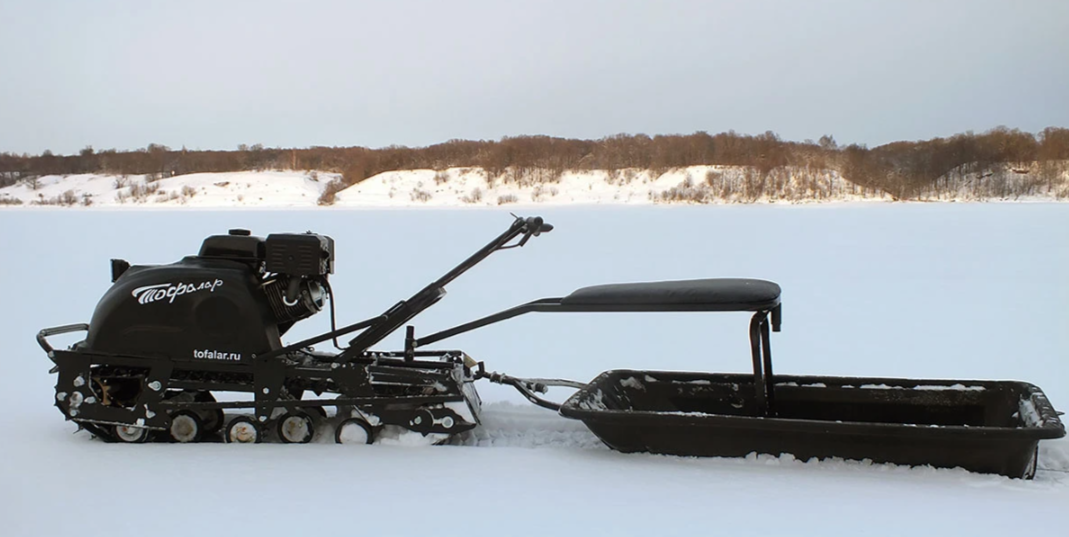 Мотобуксировщик Тофалар 500 с модулем Тягач 