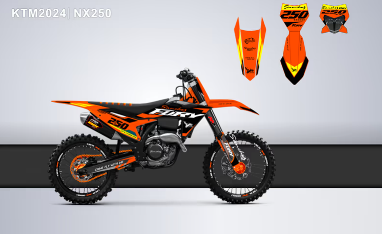 Кроссовый мотоцикл Sanchez Fury NX250 
