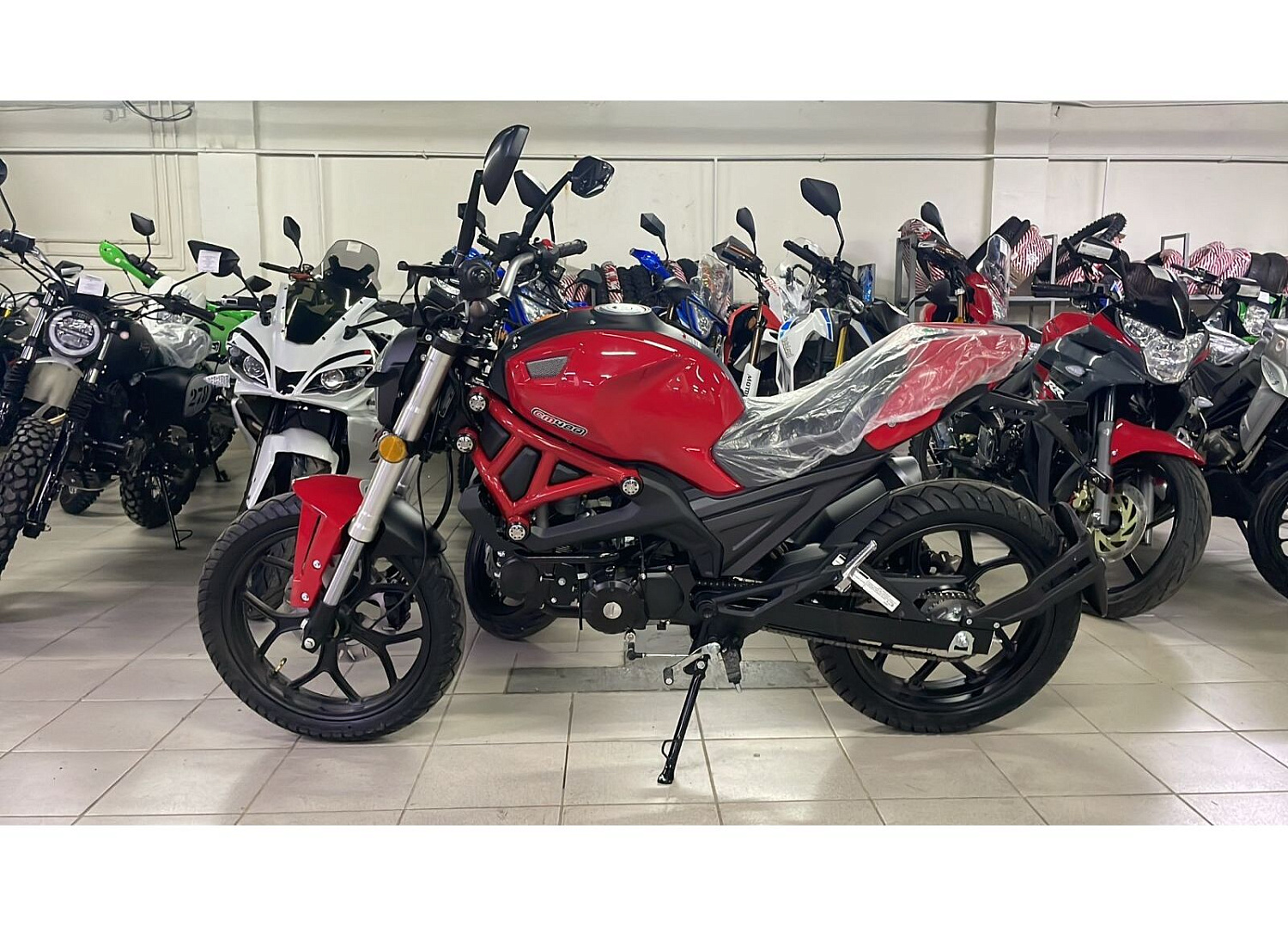 Мотоцикл VMC Monster - 125сс (replica Ducati Monster), дисковый тормоз 