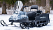 Миниснегоход Бурлак Егерь Экспедитор 15 л.с. , реверс, тормоз, капот белый 