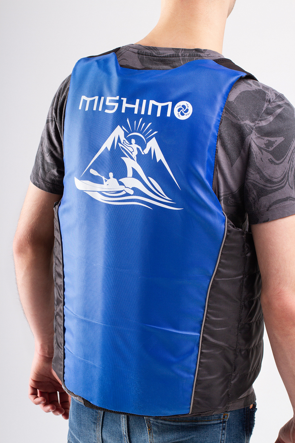 Жилет спасательный MISHIMO PRO Премиум качества Черно-синий 