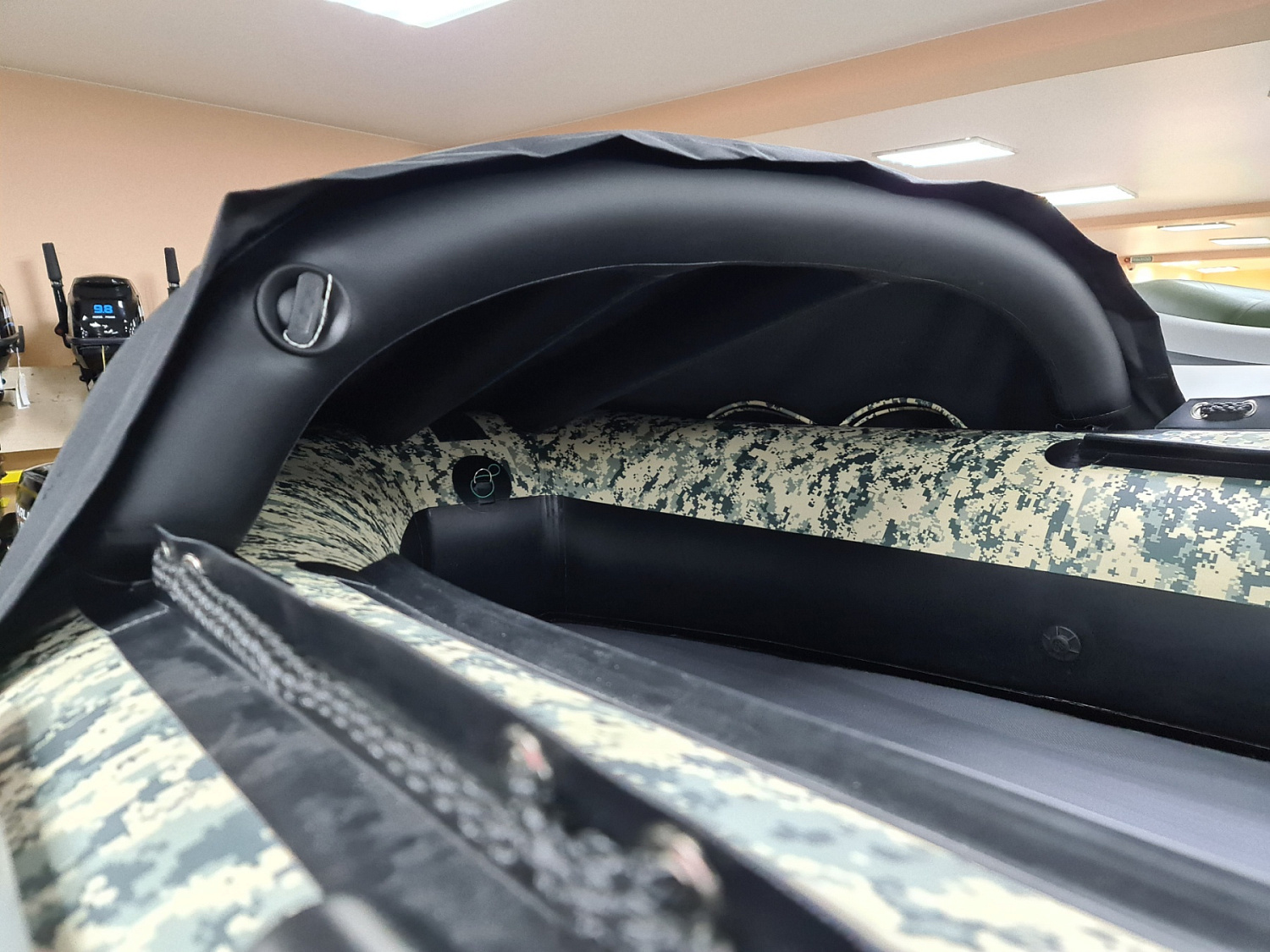 КОМПЛЕКТ НОСОВОГО ТЕНТА К ЛОДКЕ SMARINE AIR MAX 360 ЧЕРНЫЙ 